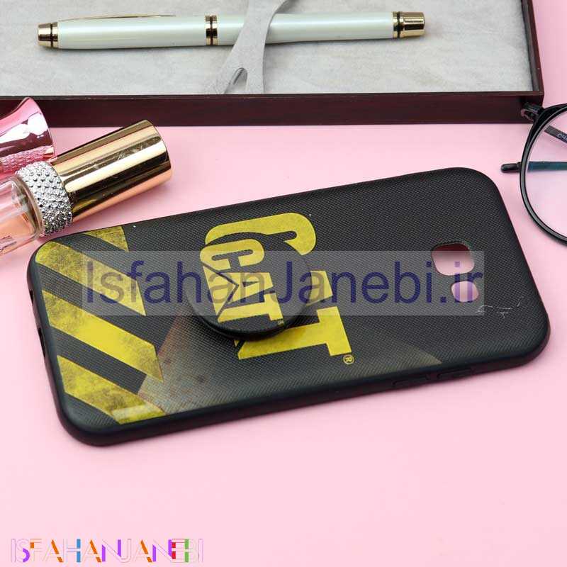 اصفهان جانبی-قاب فانتزی برجسته + پاپ سوکت کد13 سامسونگ A7 2017