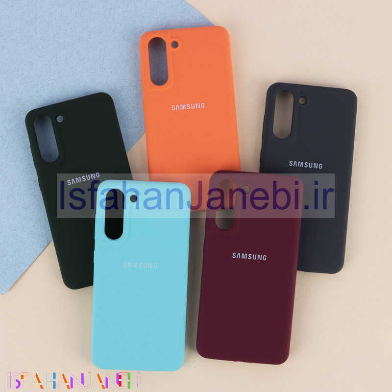 اصفهان جانبی-قاب سیلیکونی اصلی زیربسته سامسونگ Galaxy S21 FE 5G محافظ لنزدار