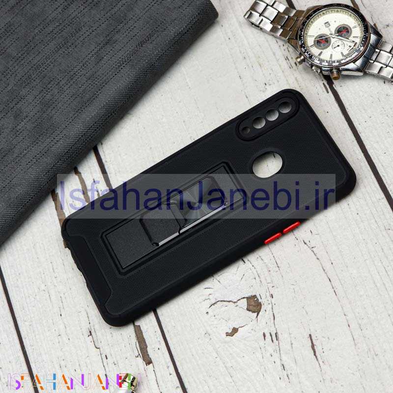 اصفهان جانبی-قاب محافظ لنزدار ضد ضربه هولدر کشویی مگنتی Samsung A20s مشکی