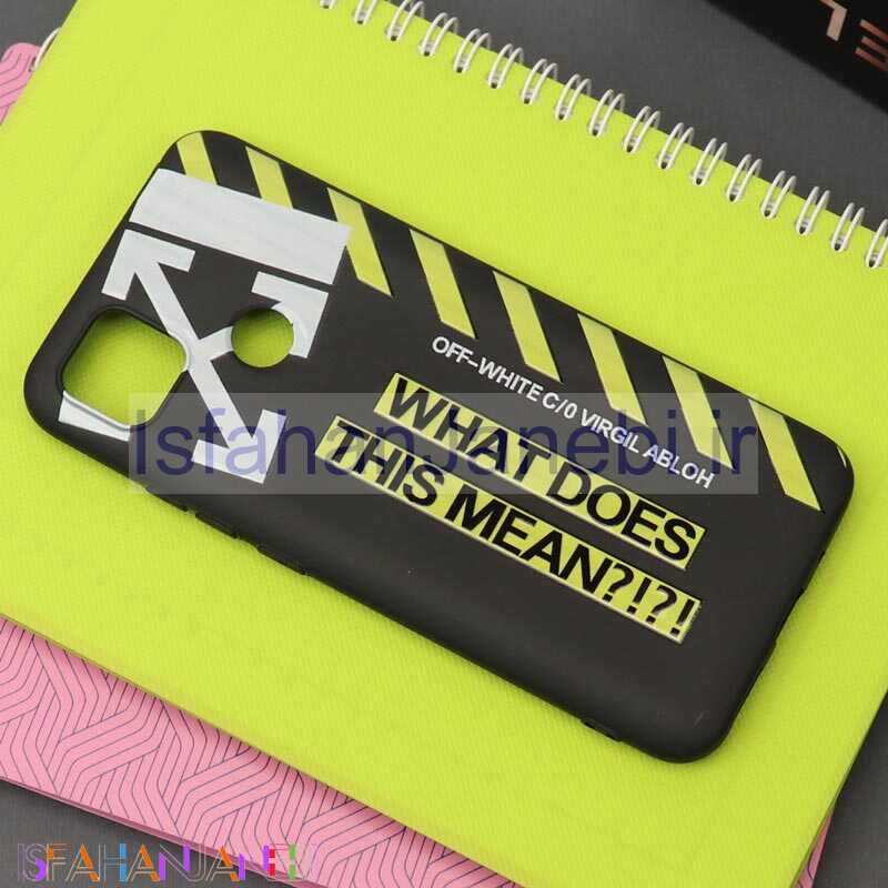 اصفهان جانبی-قاب طرحدار مشکی Off White شیائومی Redmi 9C