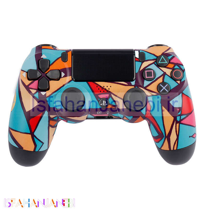 اصفهان جانبی-دسته بازی بی سیم SONY PlayStation 4 DualShock 4 High Copy طرح رنگی