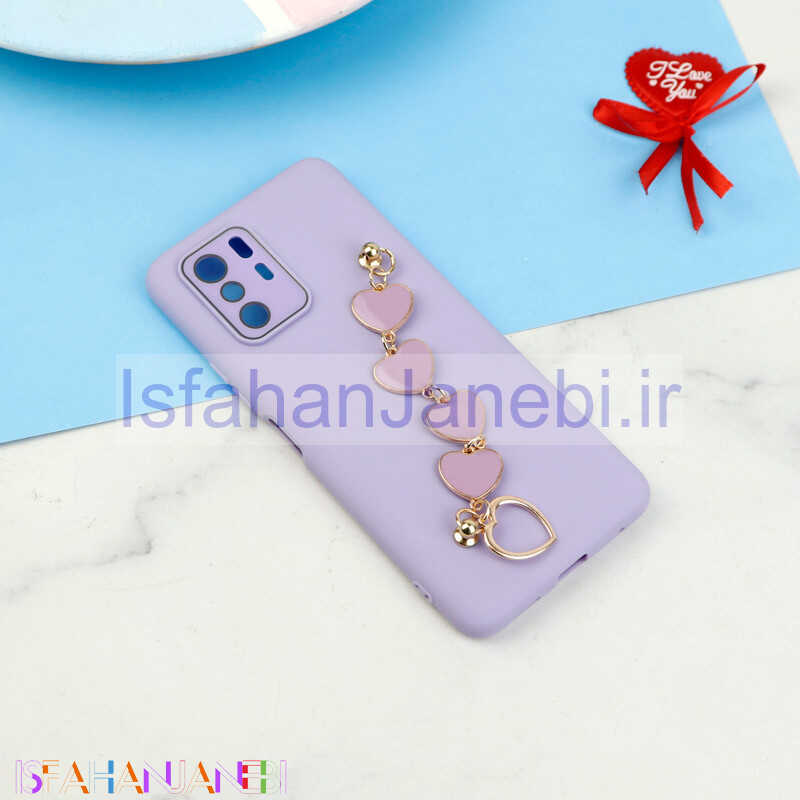 اصفهان جانبی-قاب سیلیکونی محافظ لنزدار + بند آویز Xiaomi Poco X3 GT