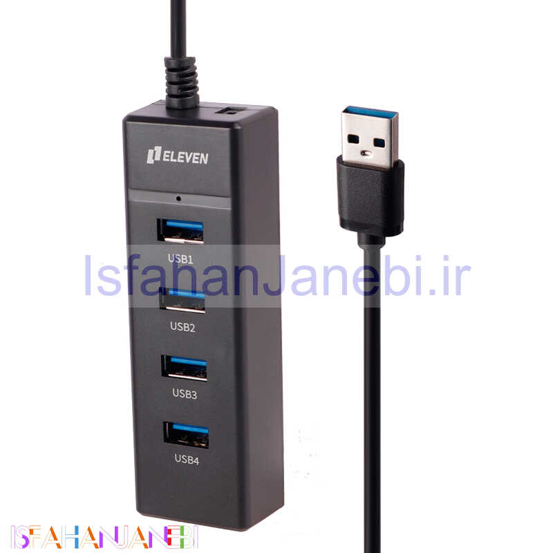 اصفهان جانبی-هاب 4 پورت USB2.0 الون H201