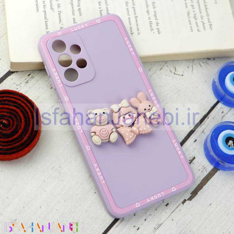 اصفهان جانبی-قاب سیلیکونی عروسکی محافظ لنزدار Samsung Galaxy A33 5G