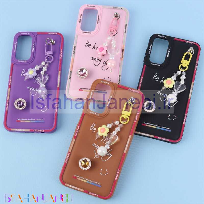 اصفهان جانبی-قاب ژله ای Colourful سامسونگ Galaxy A15 آویزدار
