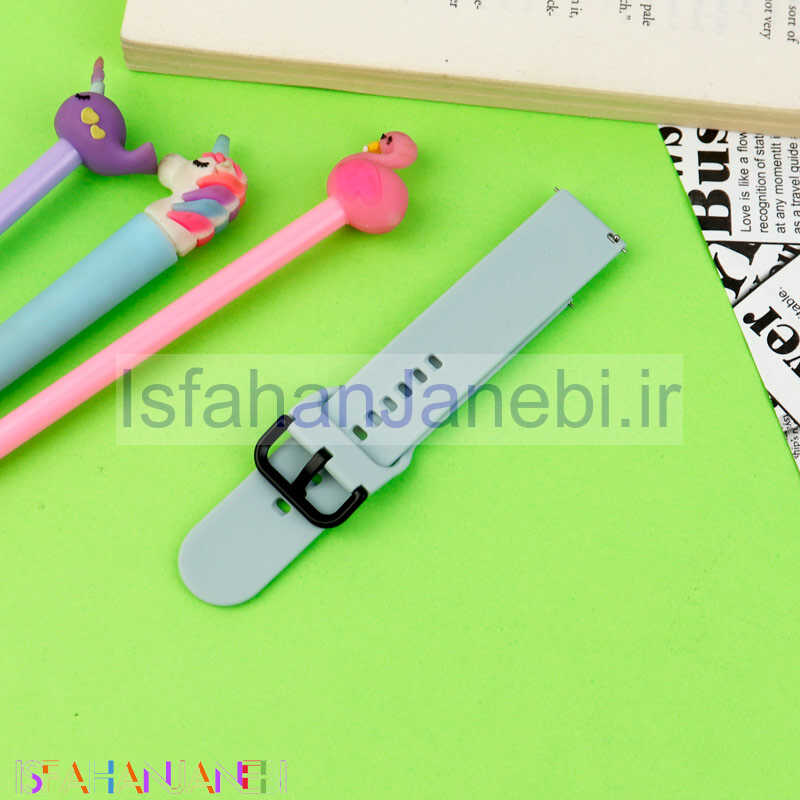 اصفهان جانبی-بند ساعت هوشمند سیلیکونی سگکی 22mm