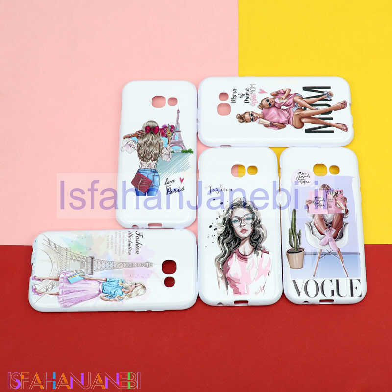 اصفهان جانبی-قاب فانتزی سفید طرح دختر سامسونگ A5 2017