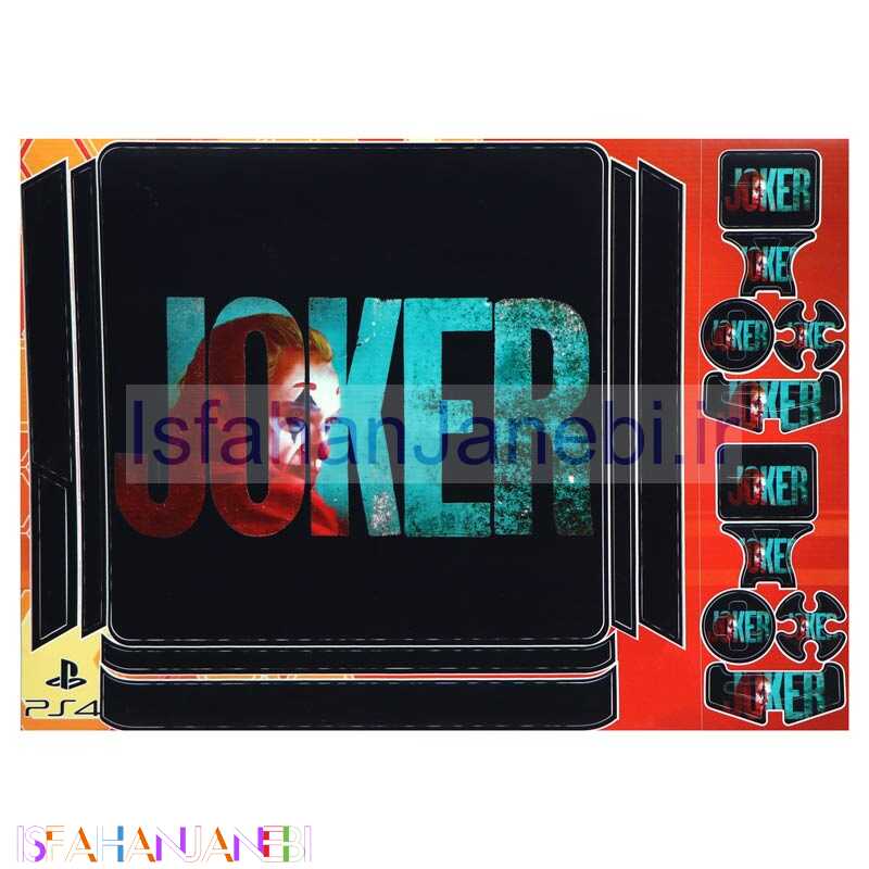 اصفهان جانبی-اسکین پلی استیشن 4 اسلیم طرح Joker کد2