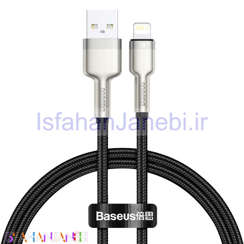 اصفهان جانبی-کابل کوتاه آیفونی Baseus CALJK-01 2.4A 25cm