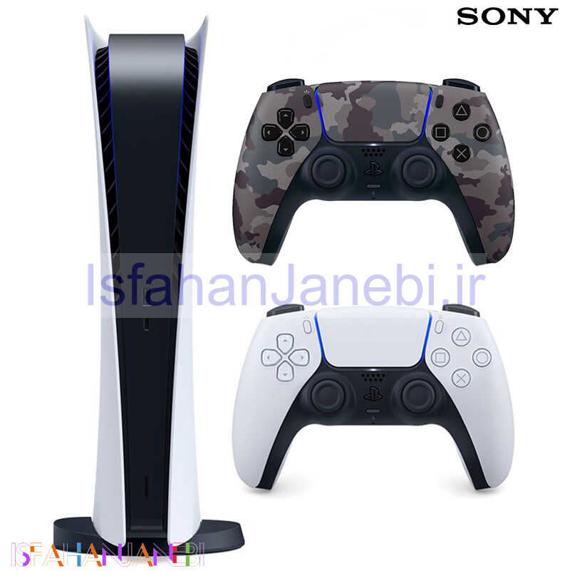 اصفهان جانبی-کنسول بازی سونی (Sony PlayStation 5 Digital Edition 825GB SSD (V1200 + دسته اضافی چریکی