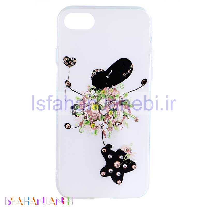 اصفهان جانبی-قاب فانتزی نگین دار طرح ستاره Younicou iPhone 7/8