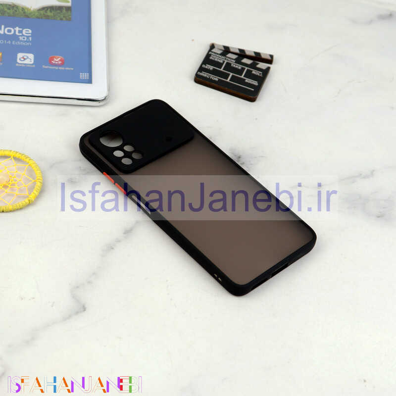 اصفهان جانبی-قاب PC مات محافظ لنز دار Xiaomi Poco X4 Pro 5G