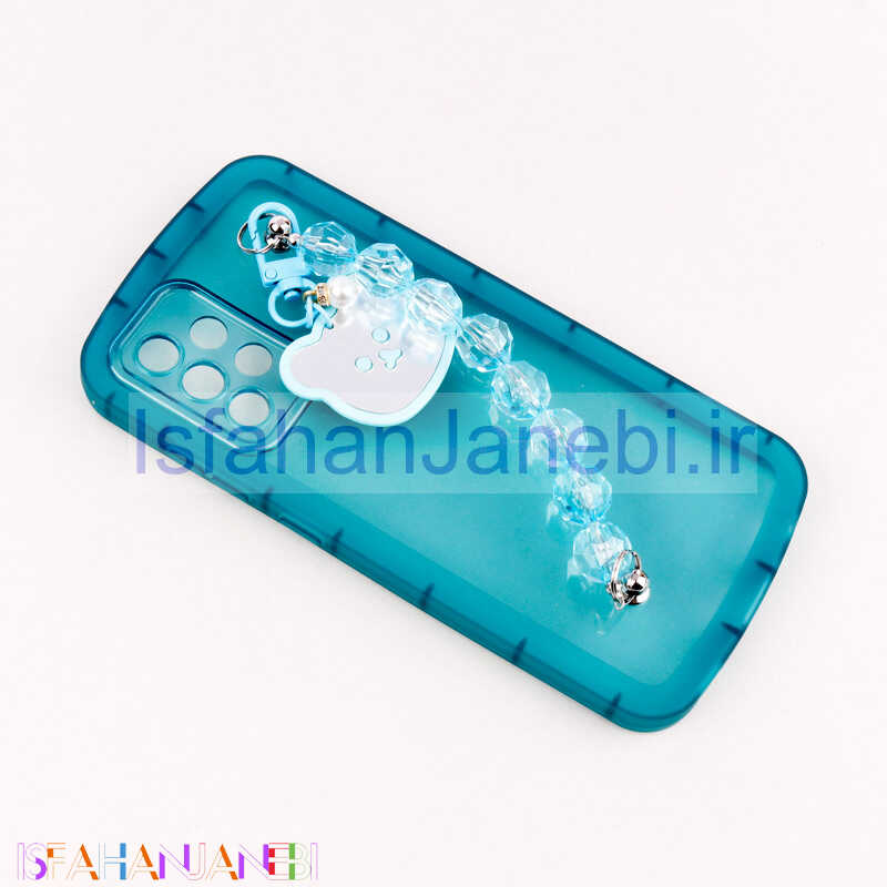 اصفهان جانبی-قاب فانتزی محافظ لنزدار + بند آویز سنگی Samsung Galaxy A52 / A52s