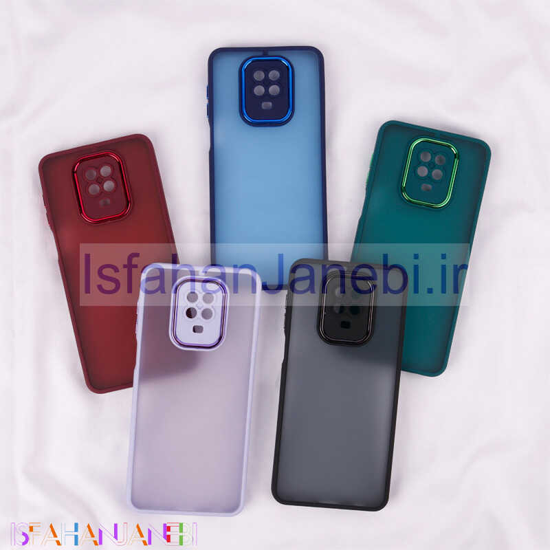 اصفهان جانبی-قاب PC متال ایرون مات محافظ لنزدار Xiaomi Redmi Note 9s / Note 9 Pro / Note 10 Lite