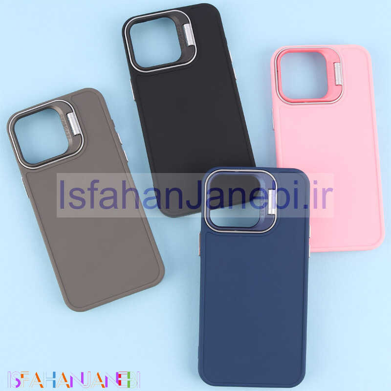 اصفهان جانبی-قاب سیلیکونی Cyns Case آیفون iPhone 15 Pro Max استندشو
