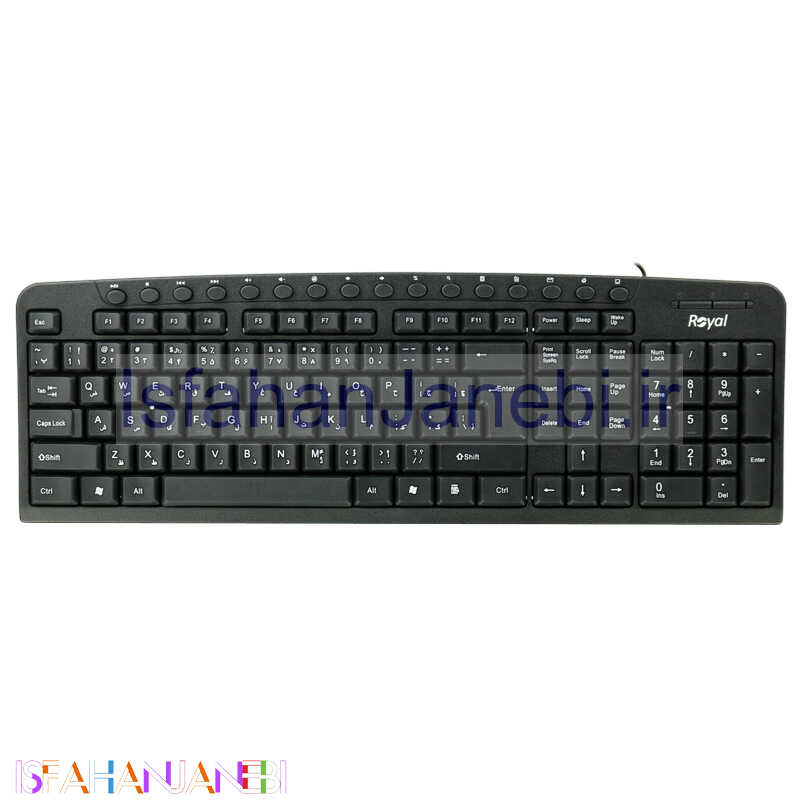 اصفهان جانبی-کیبورد Royal R-K129