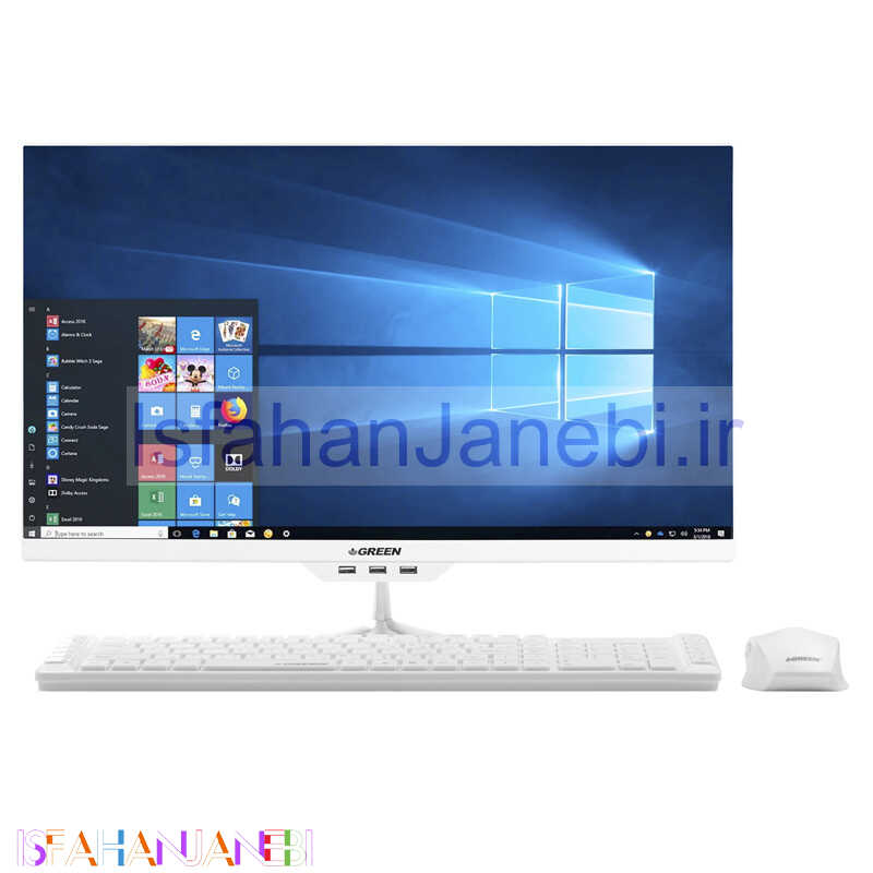 اصفهان جانبی-آل این وان Green GX24 Core i5 16GB 512GB SSD Intel 23.8" FHD