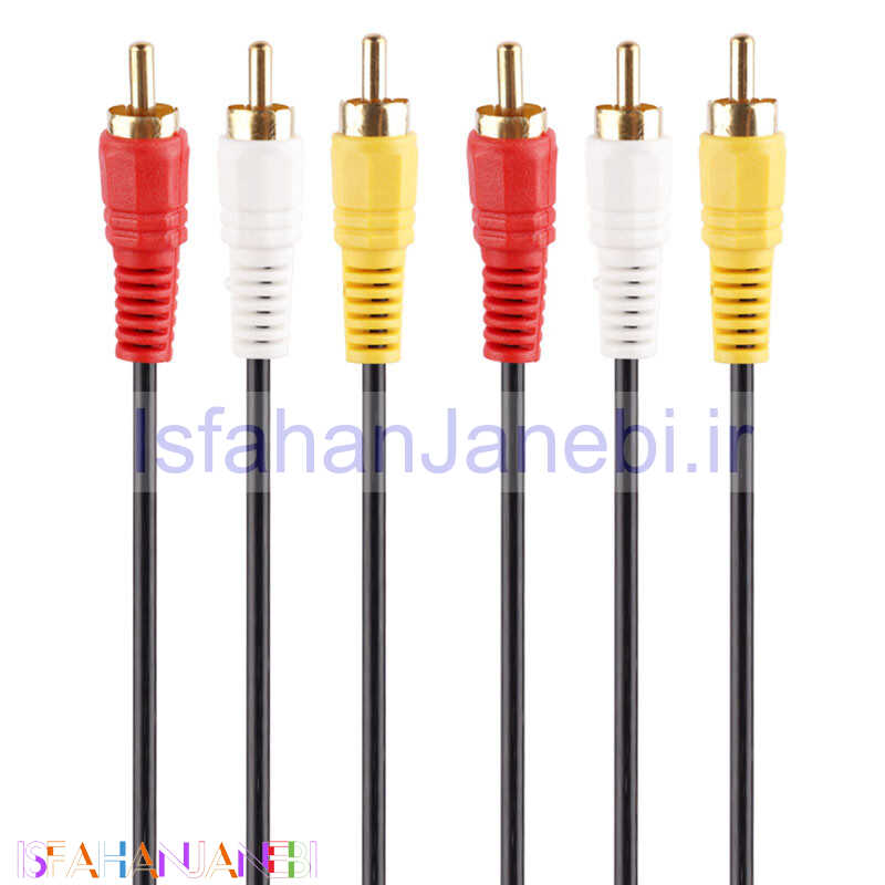 اصفهان جانبی-کابل 3 به 3 Gold Oscar AV RCA 1.5m