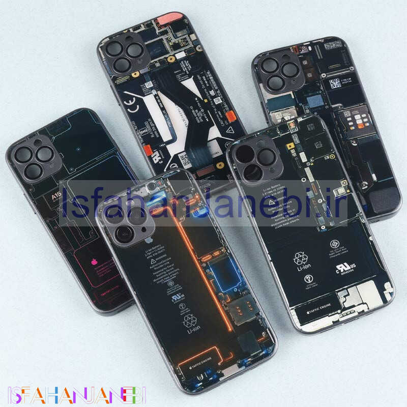 اصفهان جانبی-قاب PC طرح برد محافظ لنزدار iPhone 11 Pro