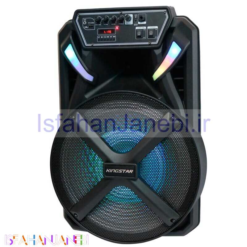 اصفهان جانبی-اسپیکر چمدانی بلوتوثی رم و فلش خور KingStar KBS472