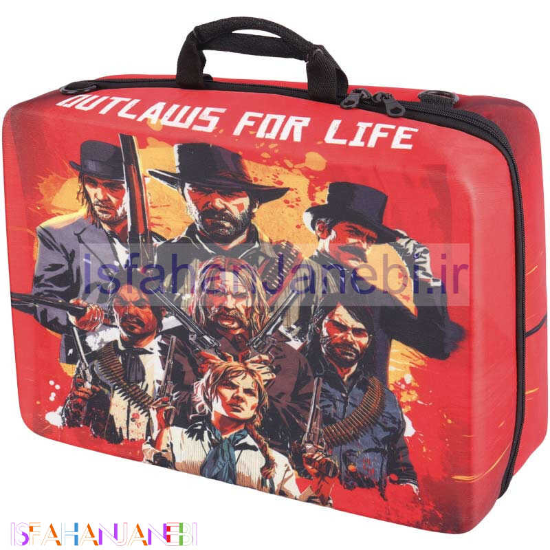 اصفهان جانبی-کیف کنسول بازی PS5 طرح Red Dead Redemption 2 کد 5
