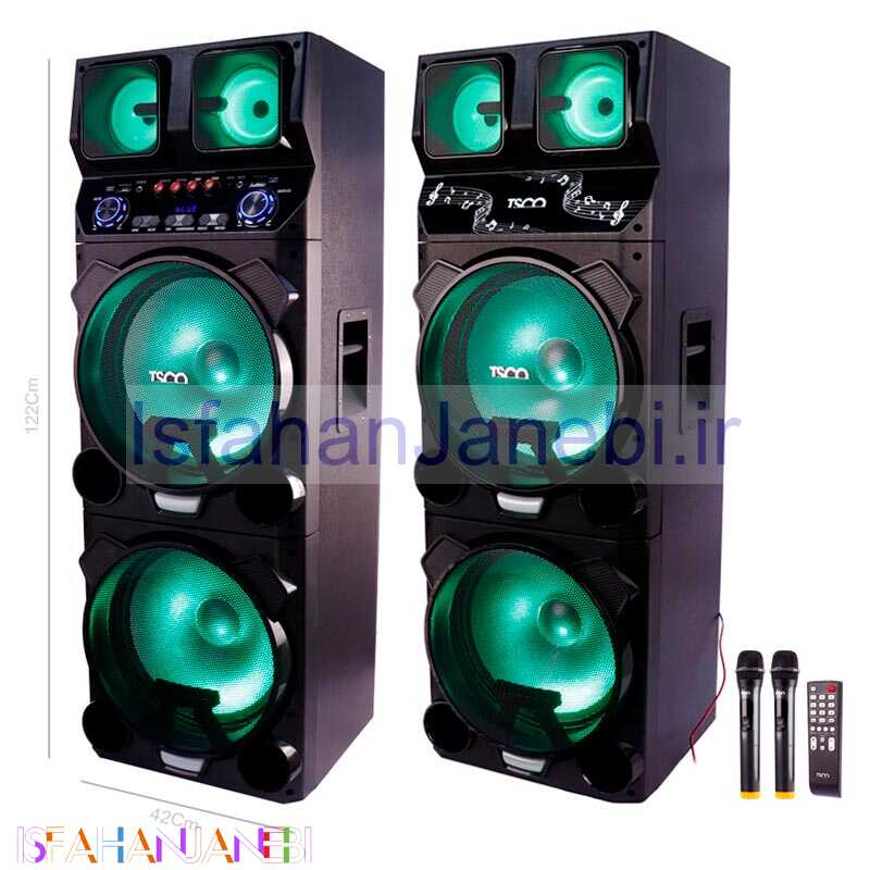 اصفهان جانبی-اسپیکر خانگی ایستاده TSCO TS 2091 + میکروفون و ریموت کنترل