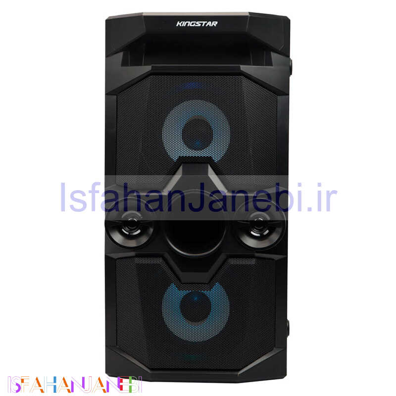 اصفهان جانبی-اسپیکر چمدانی بلوتوثی رم و فلش خور KingStar KBS454 + ریموت کنترل