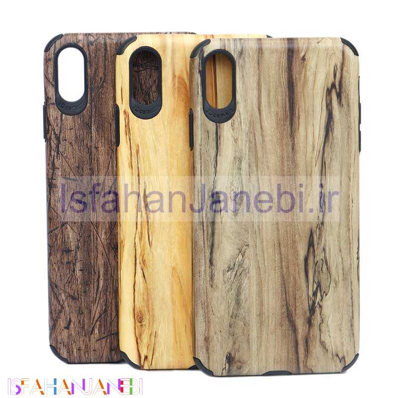 اصفهان جانبی-قاب طرح چوب iPhone XS Max
