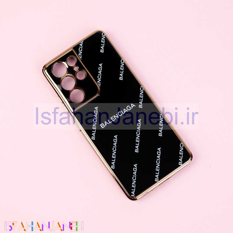 اصفهان جانبی-قاب طرحدار My Case محافظ لنزدار Samsung Galaxy S21 Ultra مشکی