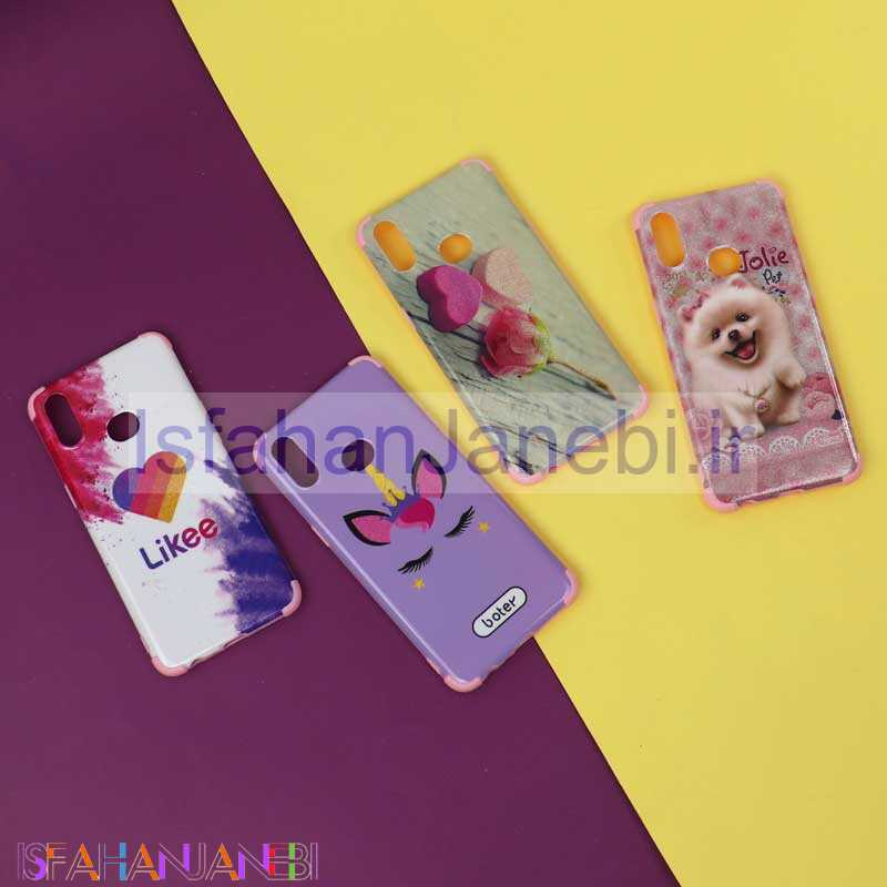 اصفهان جانبی-قاب فانتزی برجسته اکلیلی صورتی سامسونگ A10s