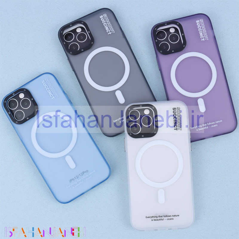 اصفهان جانبی-قاب مگ سیف اصلی Succinct M.O آیفون iPhone 12 / 12 Pro پشت مات