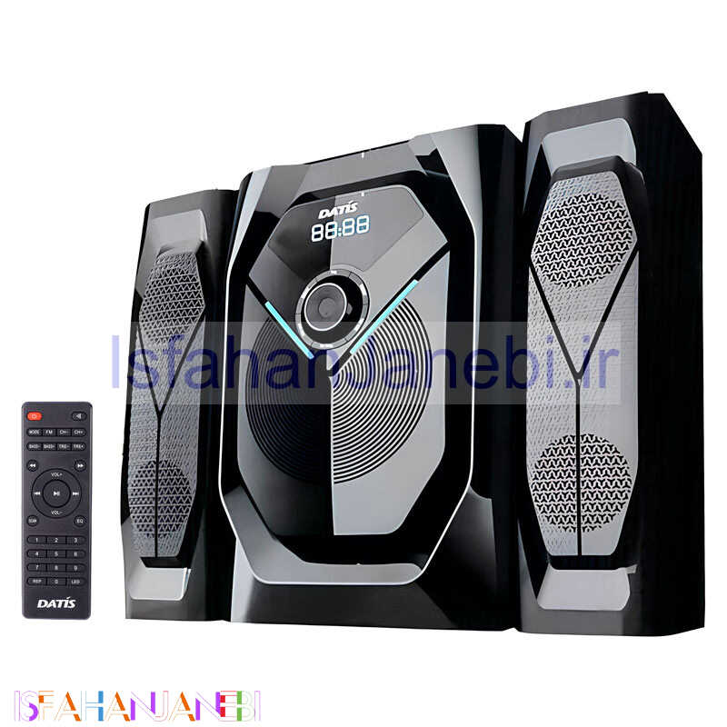 اصفهان جانبی-اسپیکر بلوتوثی رم و فلش خور Datis GS325-R + ریموت کنترل