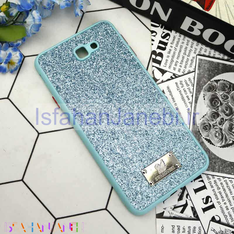 اصفهان جانبی-قاب شاینی Swarovski محافظ لنزدار Samsung Galaxy J7 Prime