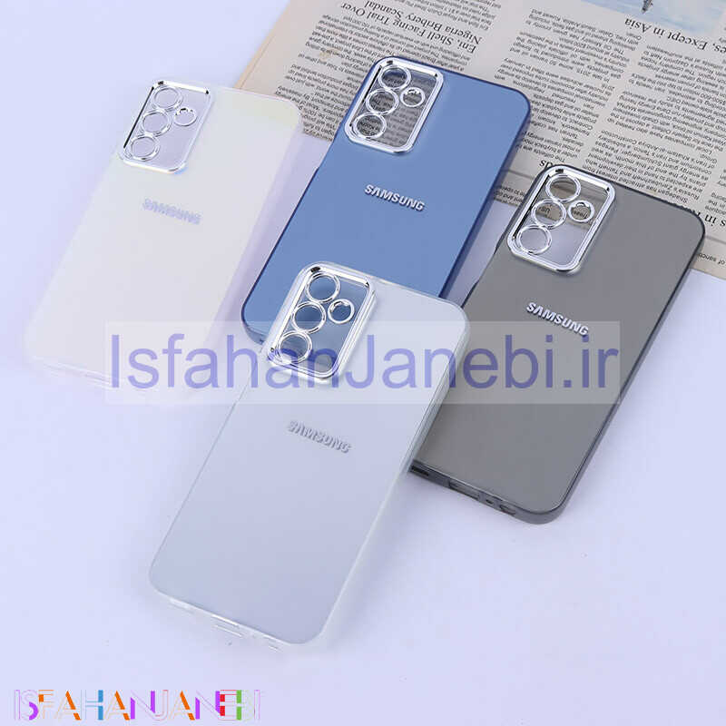 اصفهان جانبی-قاب PC سامسونگ Galaxy A15 براق متال محافظ لنزدار