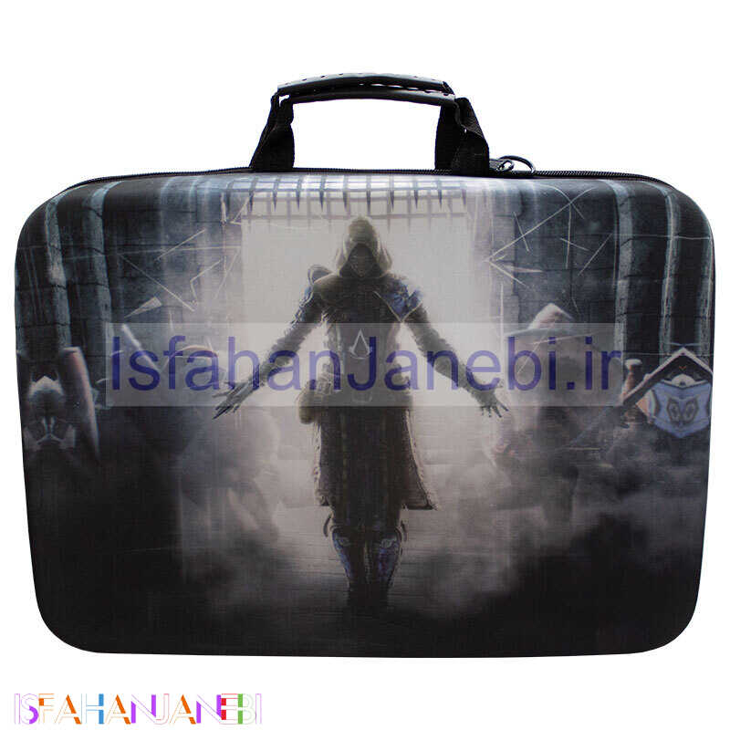 اصفهان جانبی-کیف کنسول بازی PS5 Slim طرح For Honor Assassins Creed
