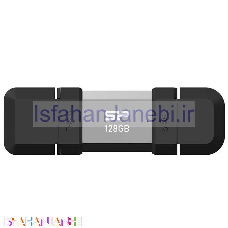 اصفهان جانبی-فلش 128 گیگ سیلیکون پاور Silicon Power Mobile C51 OTG Type-C USB3.2