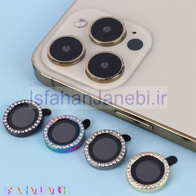 اصفهان جانبی-محافظ لنز رینگی نگین دار آیفون iPhone 14 Pro Max کد 2