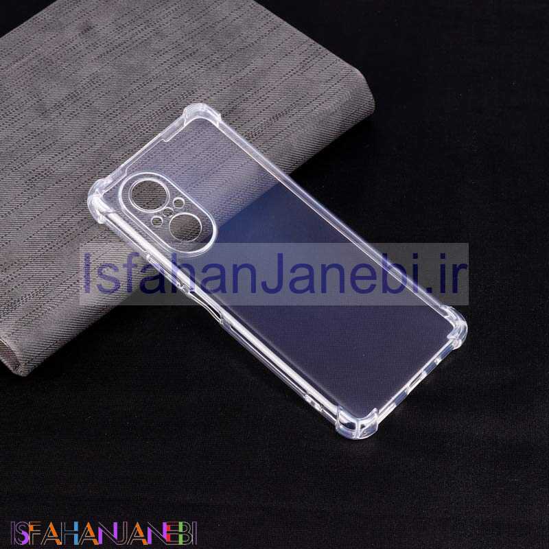 اصفهان جانبی-قاب ژله ای ضربه گیر بی رنگ محافظ لنزدار Huawei Nova 9 SE