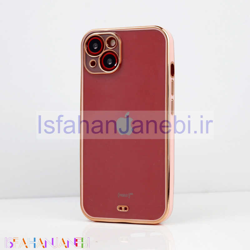 اصفهان جانبی-قاب ژله ای دور رنگی محافظ لنزدار iPhone 13