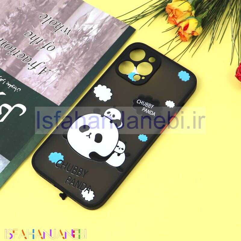 اصفهان جانبی-قاب PC مات محافظ لنزدار طرحدار پاندا آیفون iPhone 12 Pro Max