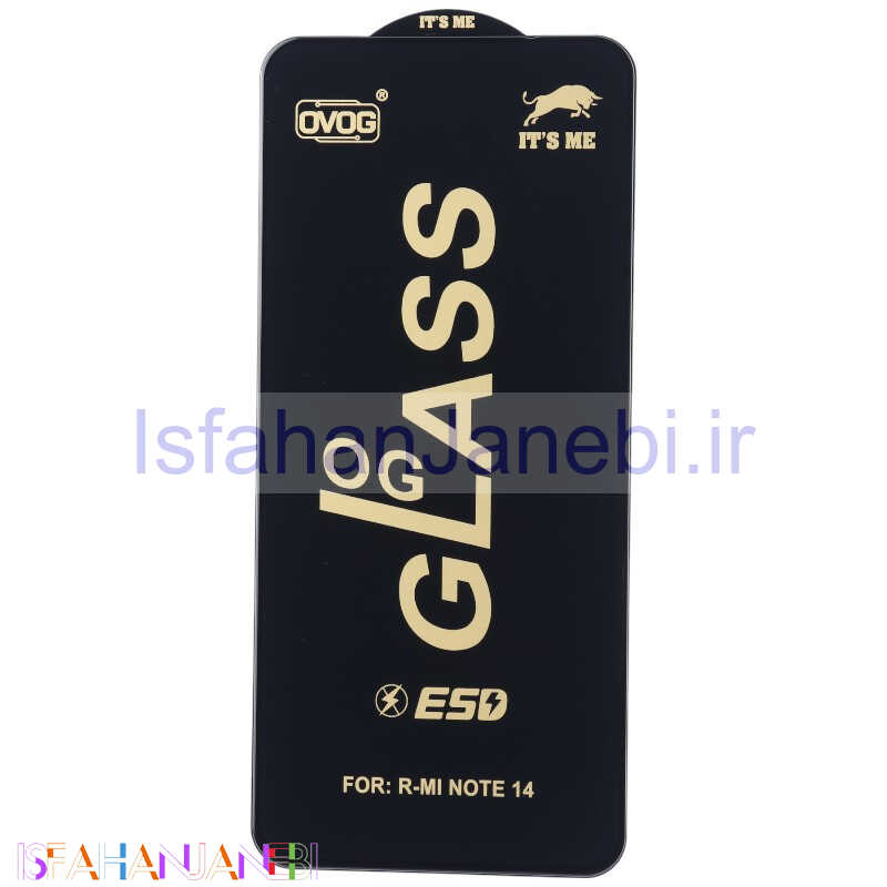 اصفهان جانبی-گلس آنتی استاتیک OG It's Me شیائومی Redmi Note 14