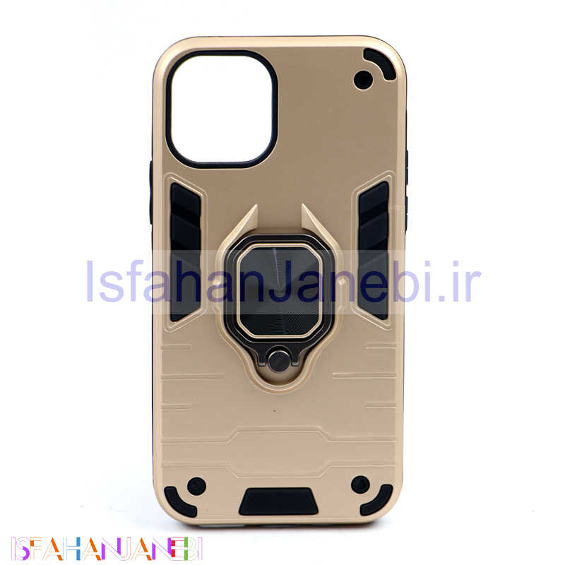 اصفهان جانبی-قاب ضد ضربه هولدر دار بتمن iPhone 11 Pro Max طلایی