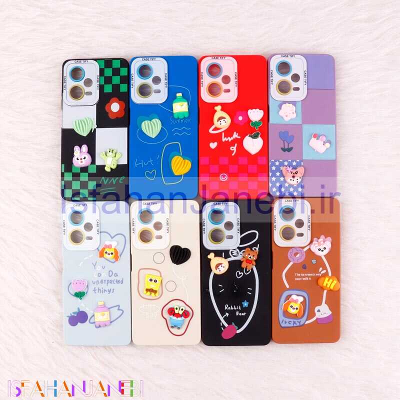 اصفهان جانبی-قاب عروسکی برجسته Pro Camera محافظ لنزدار Xiaomi Redmi Note 12 Pro 5G