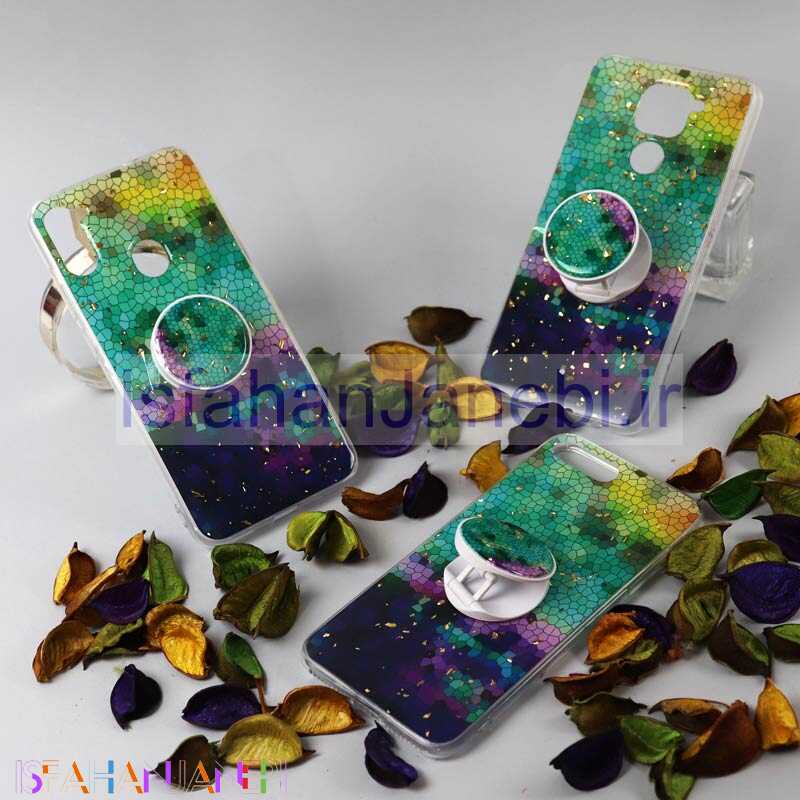 اصفهان جانبی-قاب رنگین کمانی پاپ سوکت دار خرچنگی کد9 شیائومی Redmi 9A