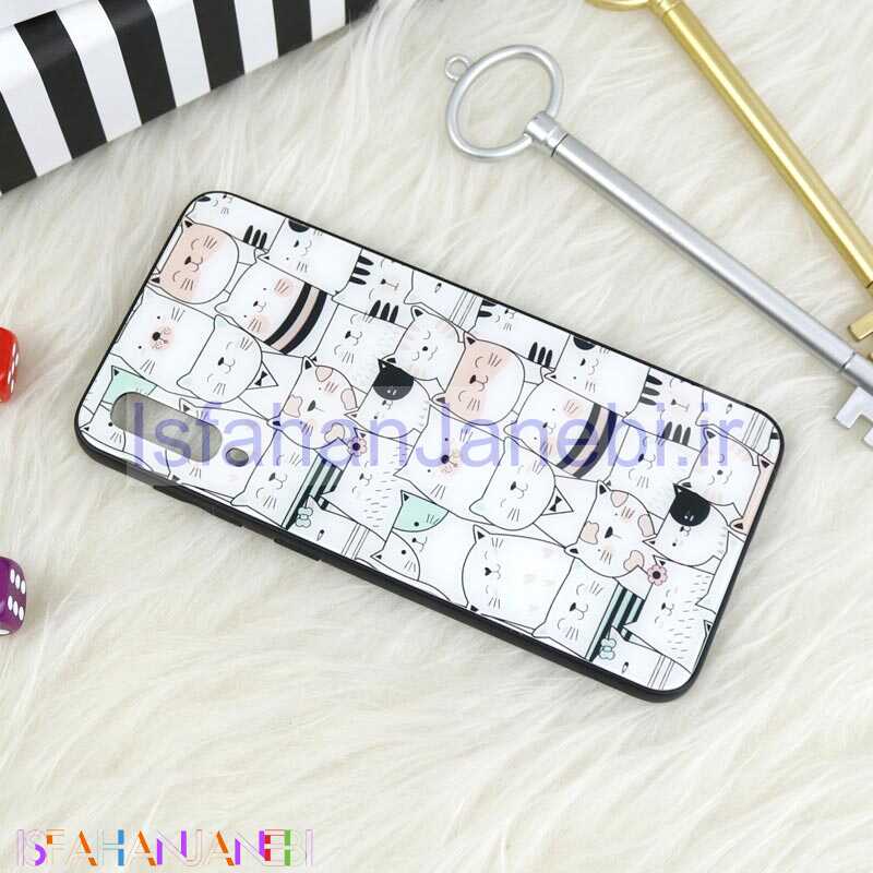 اصفهان جانبی-قاب پشت گلسی طرحدار گربه Samsung Galaxy A30s / A50s