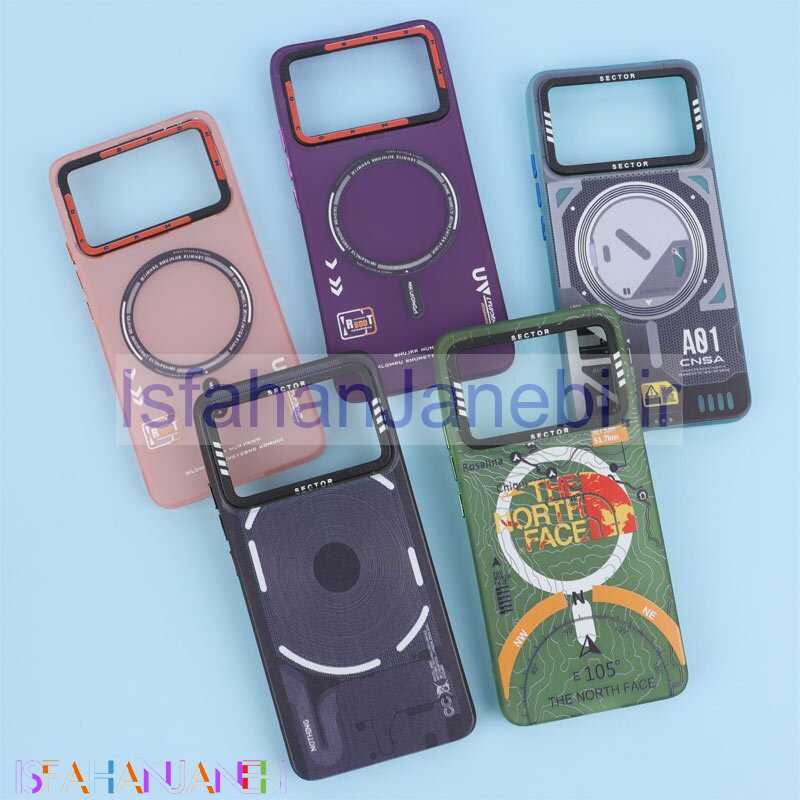 اصفهان جانبی-قاب فانتزی Sector طرح دار Xiaomi Poco X6 Pro