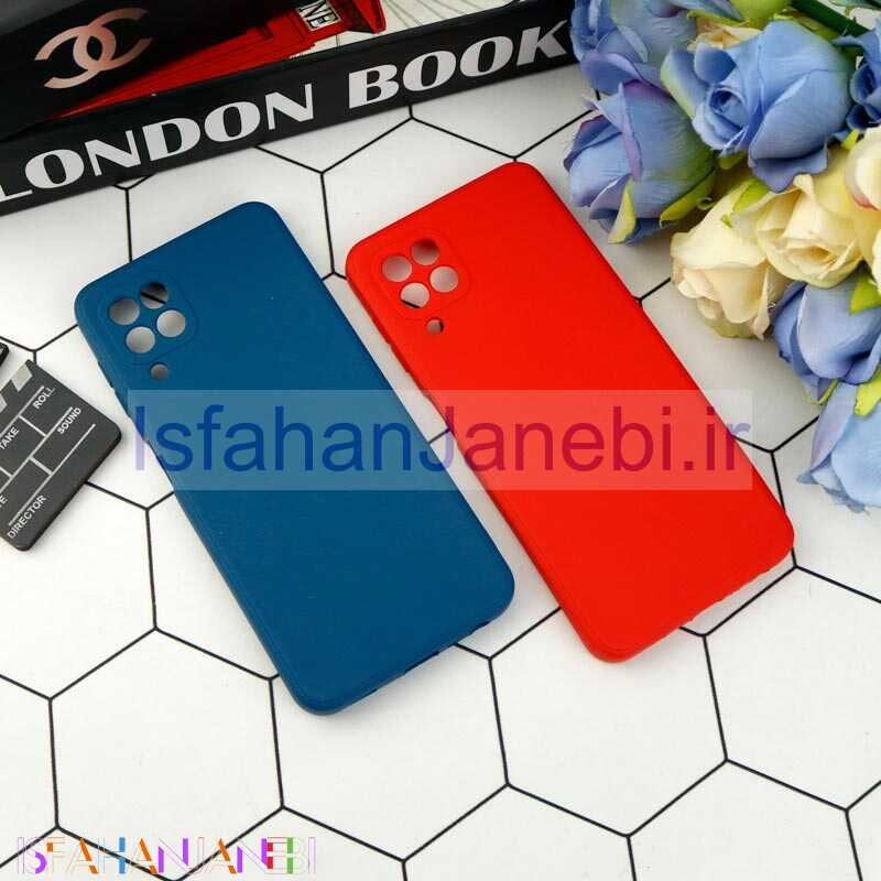 اصفهان جانبی-قاب طرح سیلیکونی داخل موکت محافظ لنزدار Samsung Galaxy A22 4G