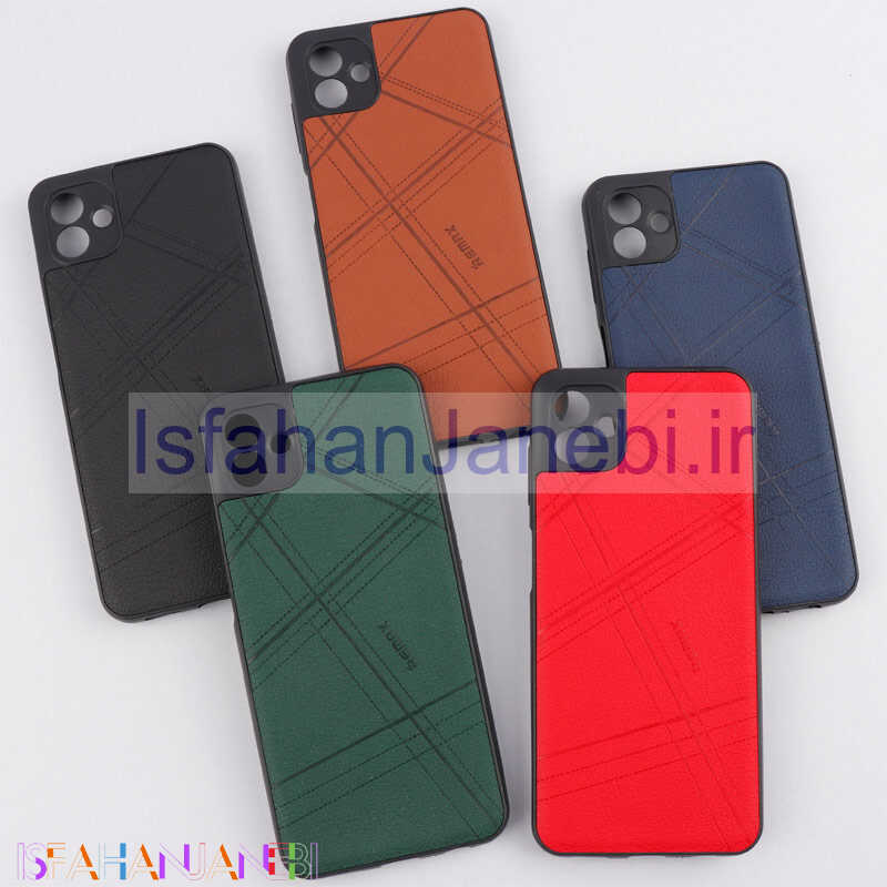 اصفهان جانبی-قاب چرمی Remax سامسونگ Galaxy A04 محافظ لنزدار