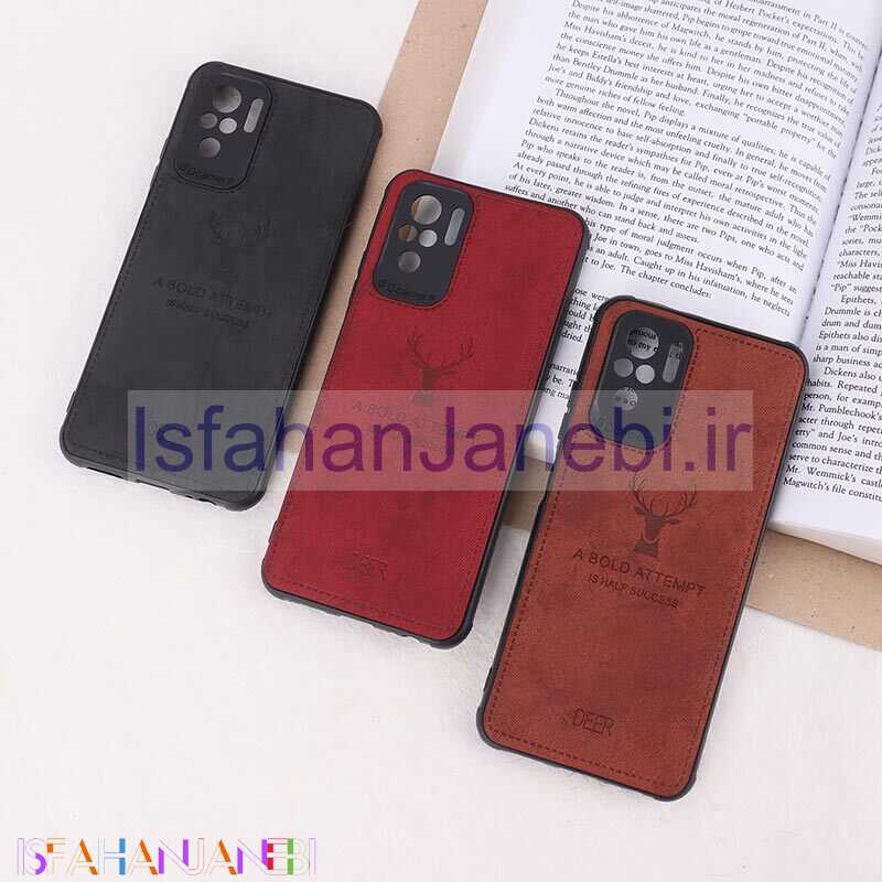 اصفهان جانبی-قاب چرمی A Bold Attempt شیائومی Redmi Note 10 4G / 10s محافظ لنزدار