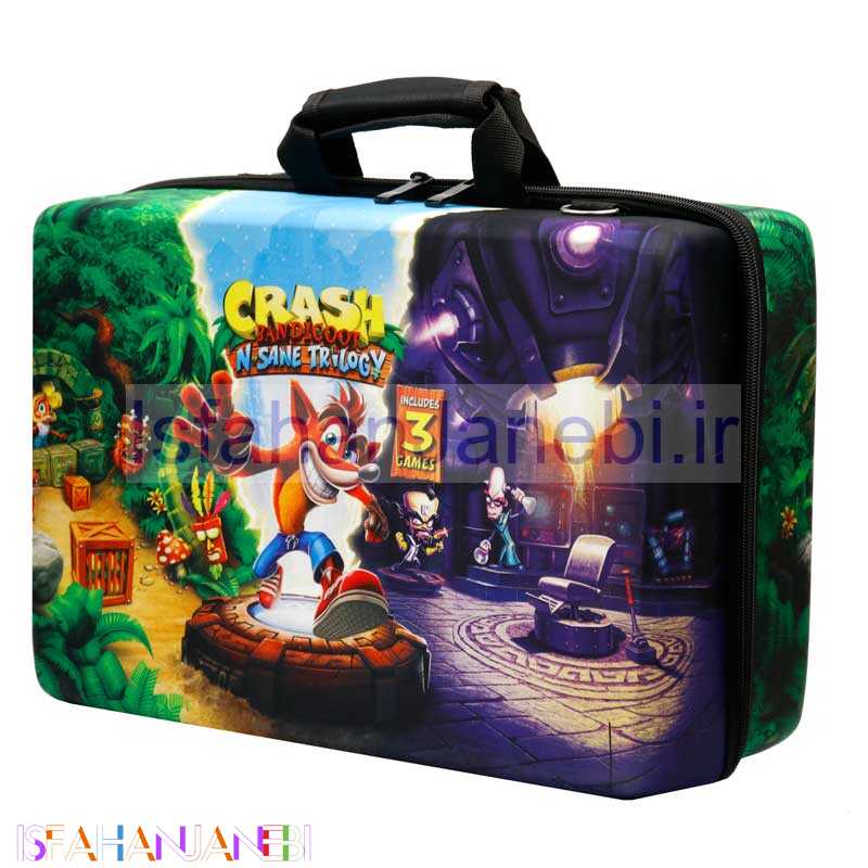 اصفهان جانبی-کیف کنسول بازی PS5 طرح Crash Bandicoot